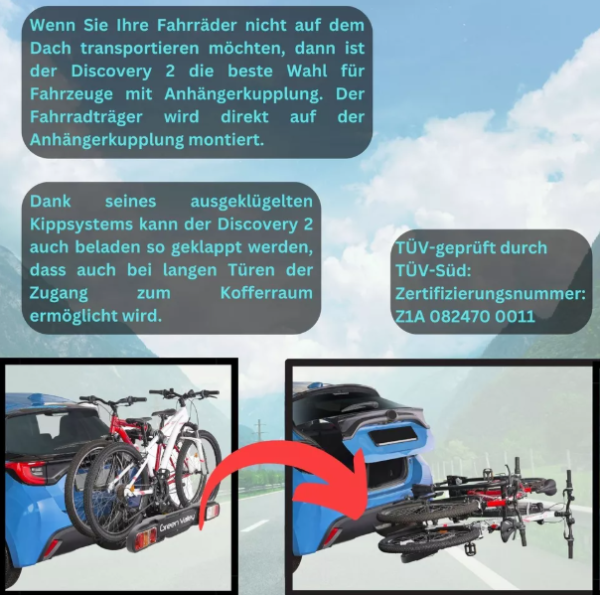 Fahrradträger Discovery 2 für 2 E-Bikes – Bild 5
